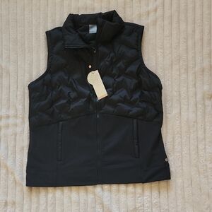 Calia Pure Black Cold Dash Run Vest